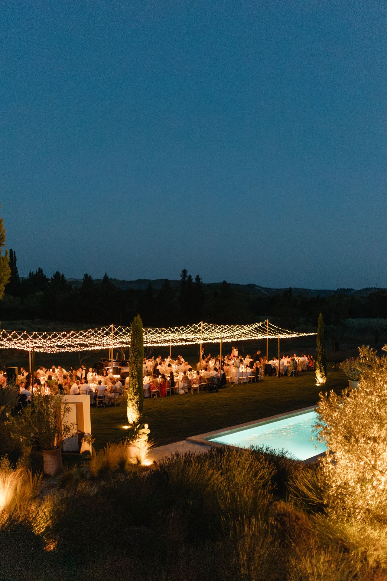 welcome dinner mariage Provence