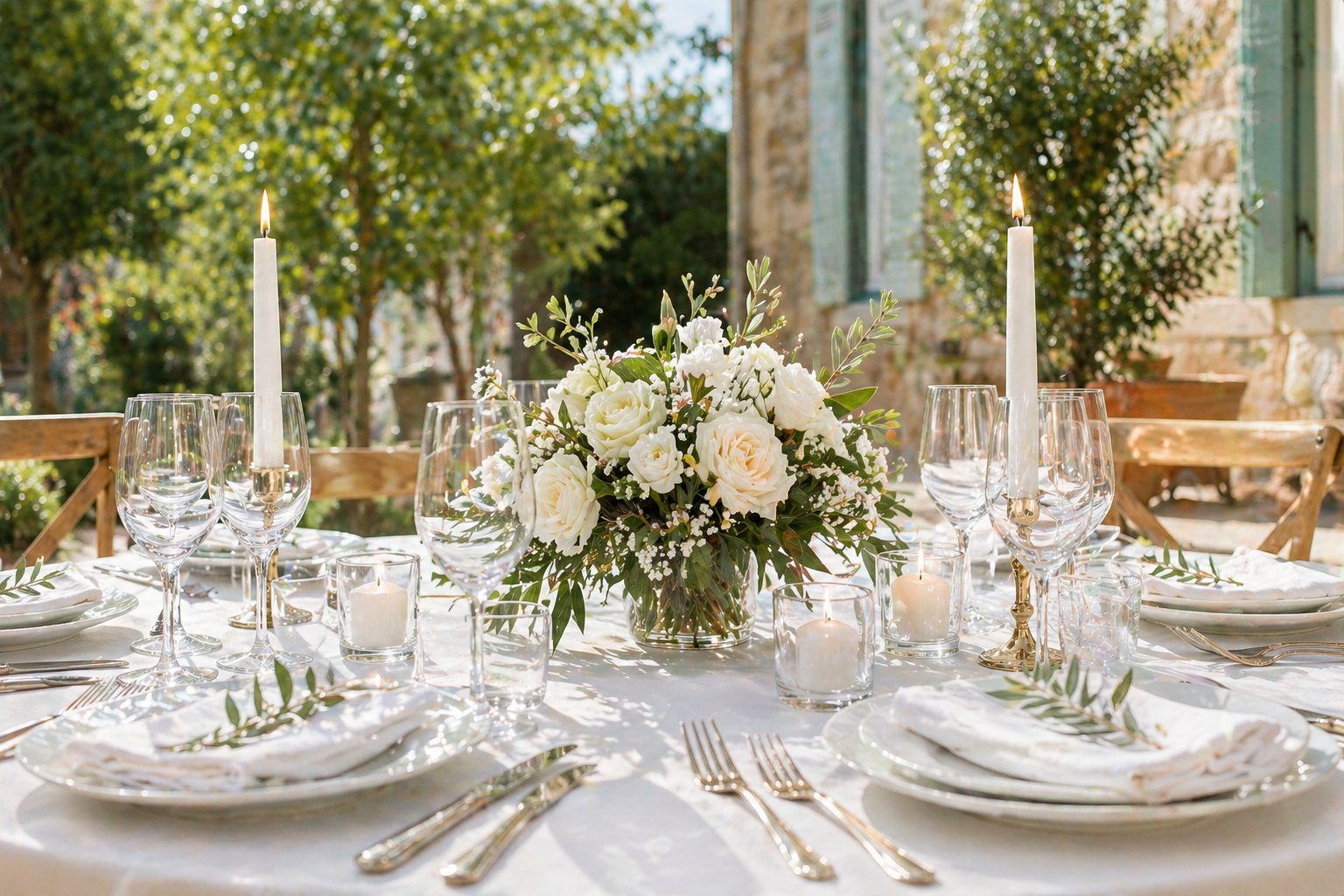 scénographie et decoration d'un mariage organisé par une wedding planner